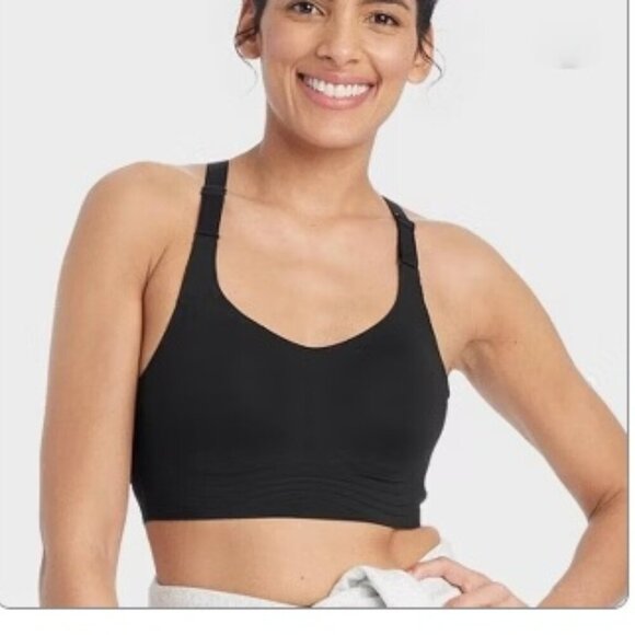 Sculpt High Support Embossed Sports Bra - All In Motion, XS - Picture 5 of 8